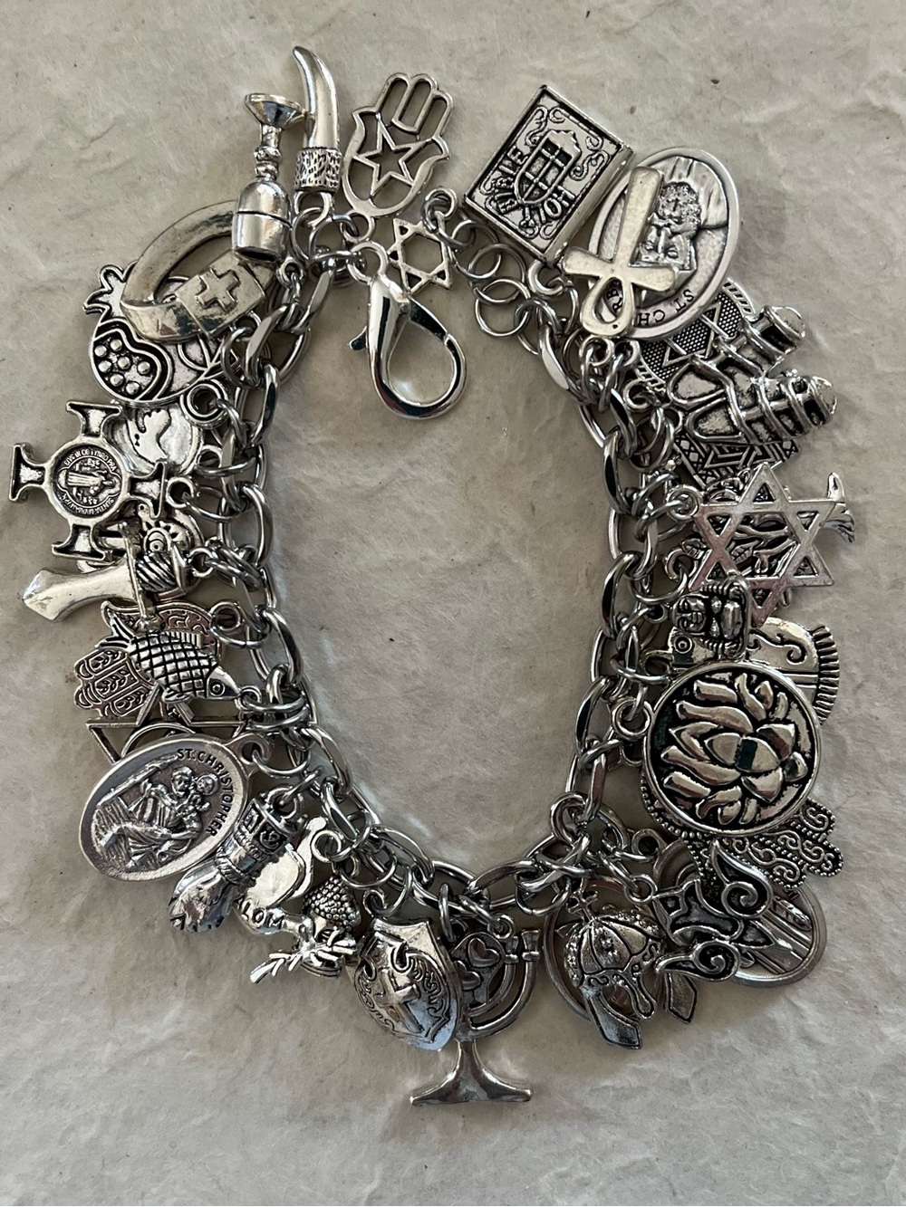 Charm Bracelet Judeo Christian Armor of God Charm Bracelet - Picture 4 of 10